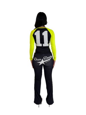 Daily Dom Black Long Sleeve Top