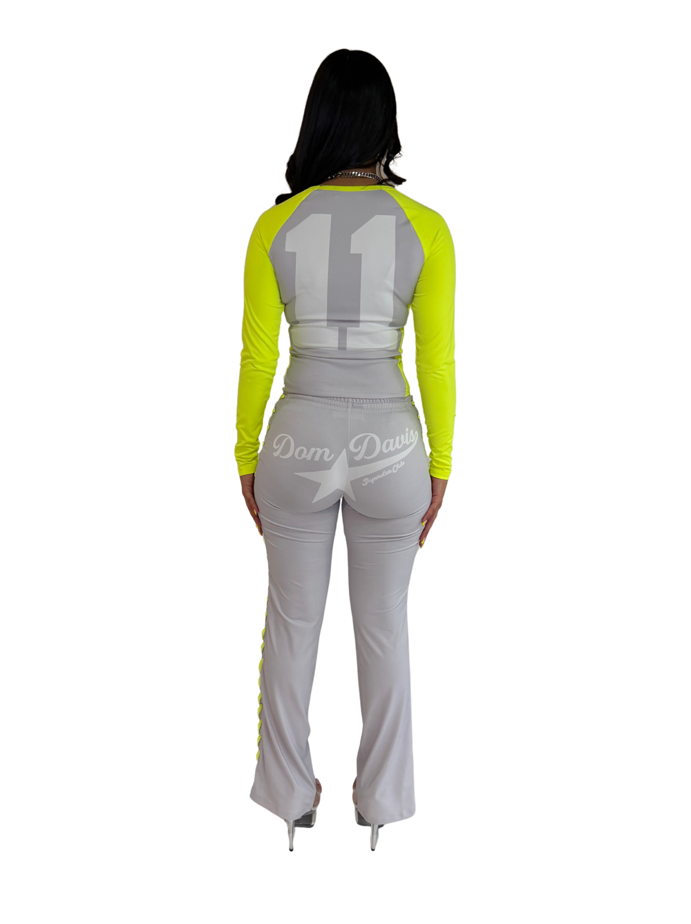 Daily Dom Gray Long Sleeve Top